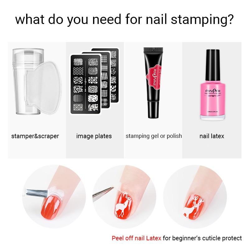 Nail art stamping kit
