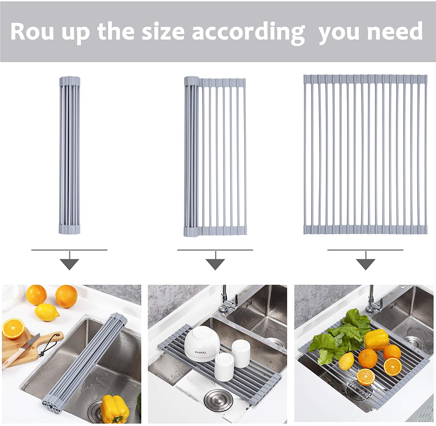 Roll-Up Tray Rack
