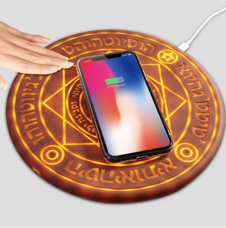 Decorative wireless charger pad