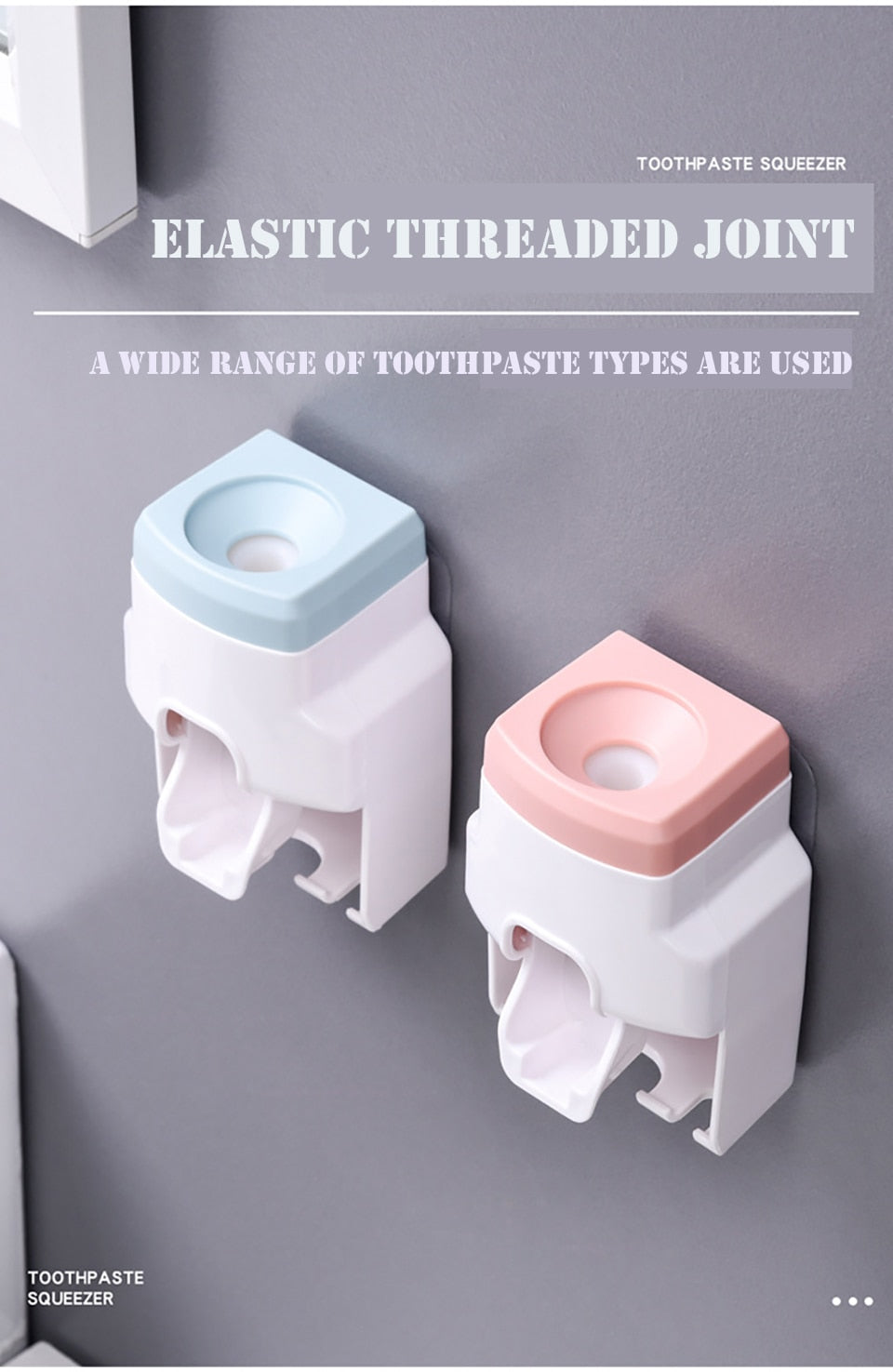 Toothbrush holder with automatic toothpaste dispenser